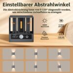 YindaLux LED-Aussenlampe mit Bewegungsmelder 12W 1320lm – Anthrazit 2er Set – Bild 3