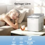 Gevi Eiswürfelmaschine Mini mit Selbstreinigung – 9 Eiswürfel in 6 Minuten für Zuhause & Büro – Bild 9