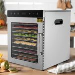 RibasuBB Edelstahl Dörrautomat 800W mit 10 Schalen – Temperaturregelung 30-90°C & Timer – Bild 8