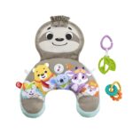 Fisher-Price Spielkissen Faultier mit abnehmbaren Beißringen – Motorik-Spielzeug ab Geburt – Bild 4