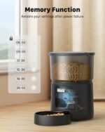 BEMOONY Futterautomat Katze 3L – Programmierbarer Futterspender mit 10s Aufnahmefunktion – Bild 6
