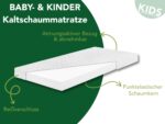 DREAMSTAR Ergo Kids Junior Kindermatratze 80x160 cm – Öko-TEX® zertifiziert für sicheren Schlaf – Bild 2