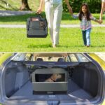 VOUNOT® Hundebox faltbar M (60x44x44cm) – Transportbox für Hunde & Katzen mit Oxford-Gewebe – Bild 3