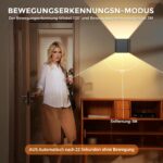 GEARLITE LED Wandleuchte mit Bewegungsmelder 4er-Pack – Wiederaufladbar für Innen & Aussen – Bild 6