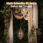 2er Set Orientalische Solarlaterne Görvitor – Warmweiß LED IP44 für Garten & Balkon – Bild 5