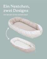 ULLENBOOM Babynest 55x95 cm – Geborgenheit & Sicherheit mit Bio-Baumwolle für Neugeborene – Bild 4