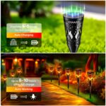 FIFlying Solar-Gartenfackeln 6er Set mit Flammeneffekt – IP65 wasserdicht für Garten & Terrasse – Bild 3