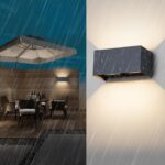 Klighten 24W LED Aussenleuchte 2er Pack – IP65 Wandlampe mit einstellbarem Licht für Innen & Aussen – Bild 4