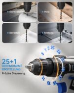 VIWKO 12V Akkuschrauber mit 98-teiligem Zubehör – Kompakter Bohrschrauber für DIY & Reparatur – Bild 5