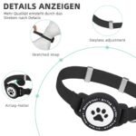 JIARUI AirTag Katzenhalsband – Dehnbar & Sicher für alle Katzengrossen – Bild 6