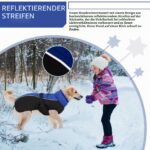Wasserdichter Hundemantel mit Polarfleece – Winterjacke mit Reflexstreifen für kleine bis grosse Hunde – Bild 5