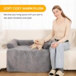 PAWBOSE Hundebett 100x88cm mit Memory-Schaum – Waschbar & rutschfest für alle Hunderassen – Bild 7