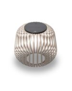LUUK Studio Solarlampe S Nomad Braun – Dimmbare Solar-Designleuchte mit USB-C & Windlicht-Funktion