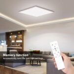 Oraymin 45x45 cm LED Deckenleuchte RGB – Dimmbar mit Fernbedienung, 28W für Wohnzimmer – Bild 9