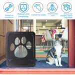 UGBO Katzenklappe für Fliegengitter – Haustiertür mit Magnet für kleine & mittelgrosse Hunde und Katzen – Bild 5