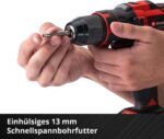 Einhell Akku-Schlagbohrschrauber TE-CD 18/40 Li-i – 40 Nm, 2 Akkus & 64-tlg. Zubehör – Bild 6