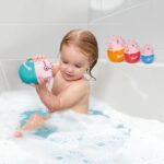 Toomies Peppa Wutz Stapel- und Steckfamilie – Badespielzeug für Kleinkinder ab 18 Monaten – Bild 4