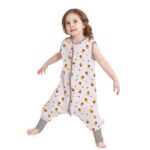 Miracle Baby Sommerschlafsack mit Füssen 0.5 Tog – 100% Baumwolle für Neugeborene bis 4 Jahre