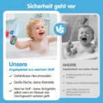 Hahaland Badewannenspielzeug 8er Set – Magnet-Angelspiel für Babys ab 12 Monaten – Bild 7