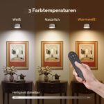 FULEN 2er-Pack LED-Wandleuchten mit 3200-mAh-Akku – Dimmbar mit Touch & Fernbedienung – Bild 4
