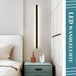 ZMH LED Wandlampe 100cm Schwarz Dimmbar 15W – Modern Up Down Flurlampe – Bild 2