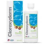 ICF Clorexyderm 4% Hundeshampoo & Katzenshampoo – Tiefenreinigung & Geruchsentfernung 250 ml