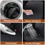 Alfheim Hundedecke Auto Rückbank 133x127 cm – Wasserdichter Rücksitzbezug mit Rutschfest – Bild 5