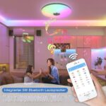 Froadp 72W LED Deckenleuchte mit Bluetooth Lautsprecher – dimmbar, RGB-Farbwechsel, App-steuerbar – Bild 8