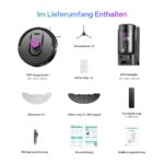Vexilar W15 Saug- und Wischroboter mit Selbstentleerungsstation – 10000Pa LiDAR Navigation – Bild 11