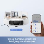 MOVA E40 Ultra Saugroboter mit selbstreinigender Station – 19.000 Pa Saugkraft & ausfahrbarem Mopp – Bild 9