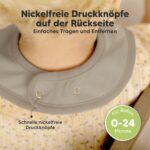 KeaBabies 8er-Pack Bio-Baumwolle Baby Lätzchen – Saugfähig & Maschinenwaschbar – Bild 6