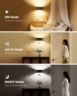 FULNIX LED-Wandleuchte mit Bewegungsmelder & Fernbedienung – 8000mAh Akku für Schlafzimmer – Bild 6