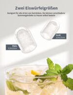 Vpcok Direct Eiswürfelmaschine 12 kg/24h – Kompakte Eismaschine für Zuhause & Bar – Bild 5