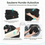 GL GLENSLAVE Autohundesitz bis 25 kg – Memory-Schaum Hundeautositz mit Sicherheitsleinen – Bild 6