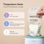 Momcozy Muttermilch-Aufbewahrungsbeutel 180 ml, 120er Pack – Temperatur-Farbwechsel & Doppelverschluss – Bild 2