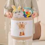 Tidelit Spielzeugkorb Giraffe – Aufbewahrungskorb für Kinderzimmer & Babyzimmer – Bild 3