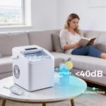Iceblue Tisch-Eismaschine mit 2 Eisgrößen – 12 kg Tagesausstoß für Zuhause – Bild 4