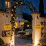 2er Set Solarleuchten Rattan mit IP65 – Handgeflochtene Gartenlaterne für Aussen – Bild 5