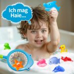 9er Set Badespielzeug Tintinlody – Schimmelfreie Wassertiere für Babys ab 1 Jahr – Bild 5