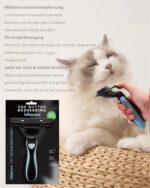 LeileiPaws Selbstreinigende Unterfellbürste (L) – Deshedding Tool für Hunde & Katzen – Bild 8