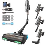 Proscenic P20+ Akku-Staubsauger mit Wischfunktion – 70 kPa Saugkraft für Haustierhaare