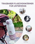 Comfyer BW01 Tragbarer Flaschenwärmer – 2-Minuten-Aufheizung, kabellos für unterwegs – Bild 3