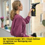 KÄRCHER Akku Fenstersauger WV 2 Black Edition – 35 Min Laufzeit mit 2 Düsen – Bild 2