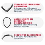 ABUS Steel-O-Chain 5805C Kettenschloss 75 cm – Zahlenschloss mit Sicherheitslevel 4 – Bild 4