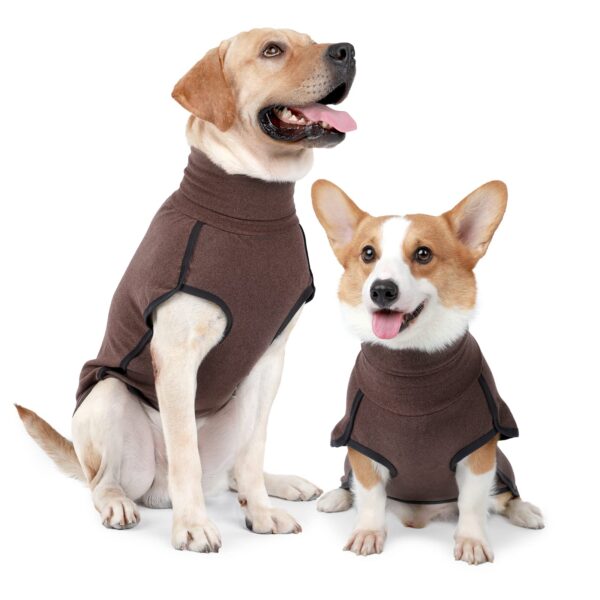 HEYWEAN Hundepullover Stretch Fleece – Warmer Hundepullover für kleine & mittlere Hunde