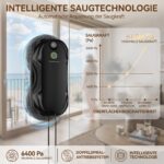 Tosima W5 Fensterputzroboter – 6400Pa adaptive Saugkraft mit intelligenter Kantenerkennung – Bild 3