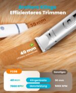 oneisall 4in1 Hundeschermaschine Set – Professionelles Trimmen für Körper, Pfoten & Nägel – Bild 8