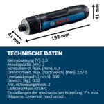 Bosch GO 3 Akkuschrauber Professional – Kompakt-Schrauber mit 2,0 Ah & Zubehör – Bild 3