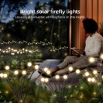 Jsdoin Solar Firefly Gartenlicht 4er Set – Wasserdichte Gartendekorationleuchten für Aussen – Bild 5