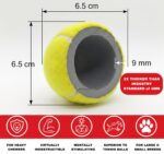 Big Game Hunters Hundebälle 6er-Set – Unzerstörbare Tennisbälle für aggressive Kauer – Bild 2